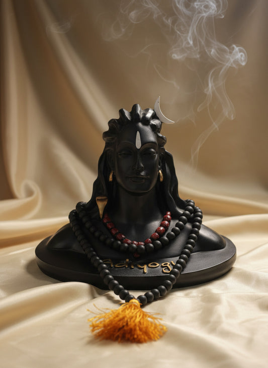🕉️ Karringali Mala – Sacred Ebony Power