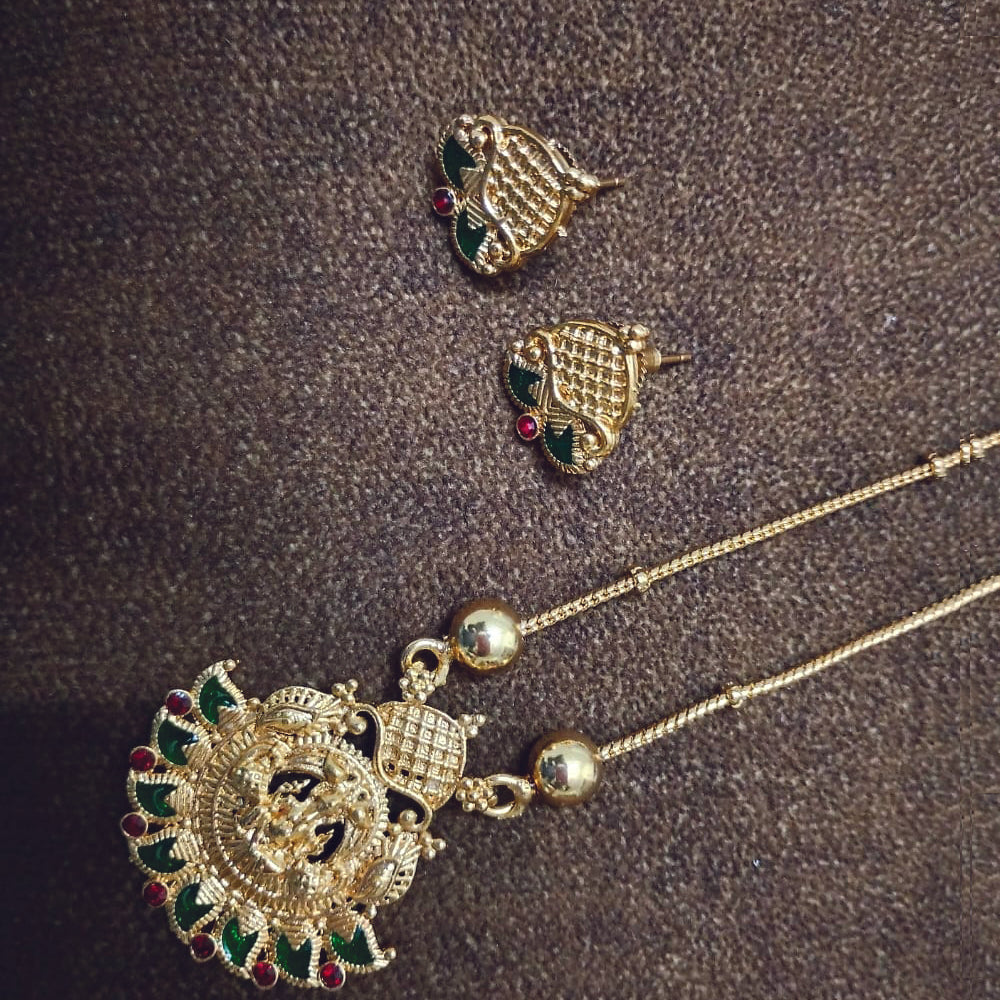 Long Palakka Pendant Set