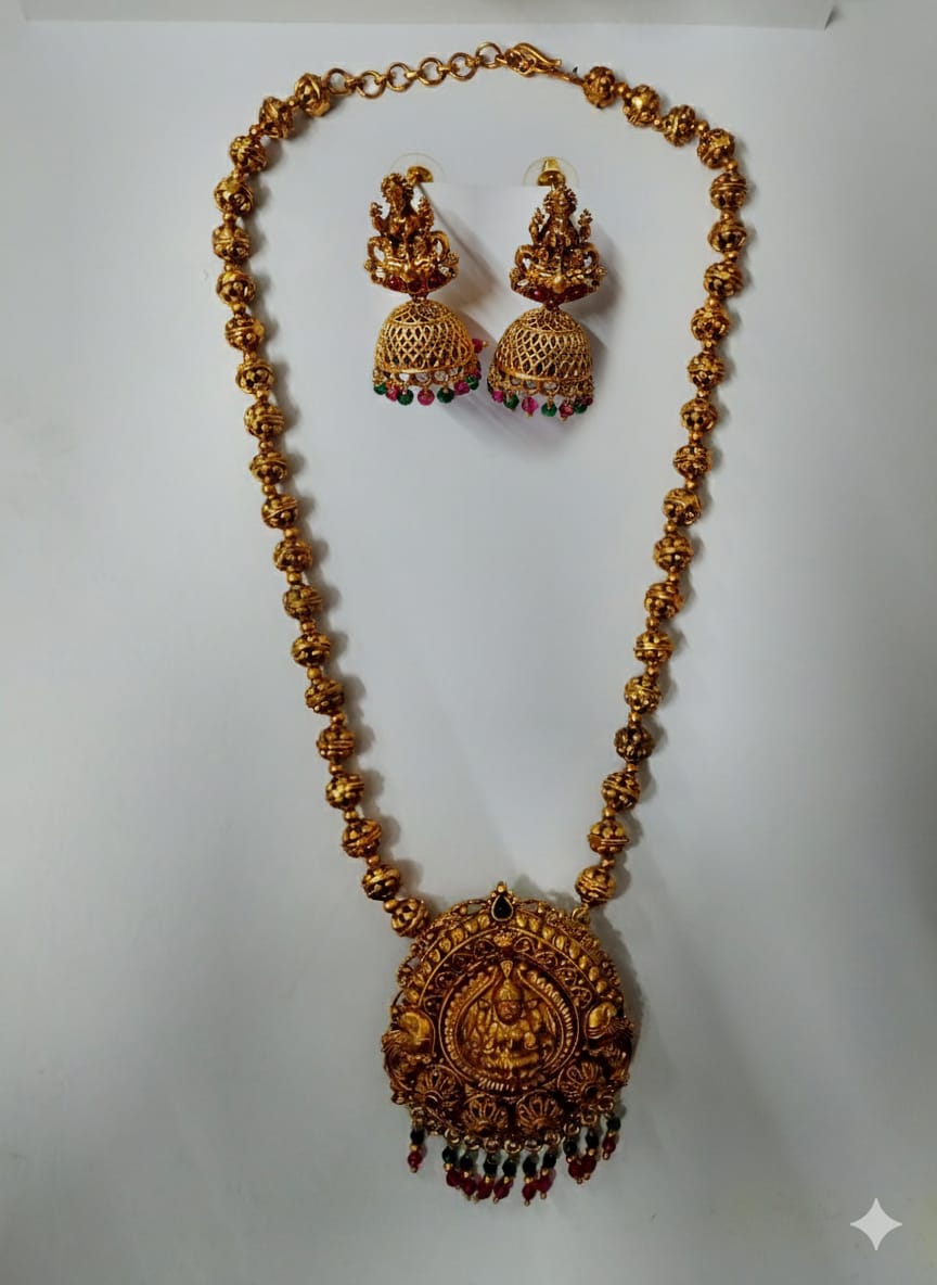 Necklace + Jhumka Earring Set
