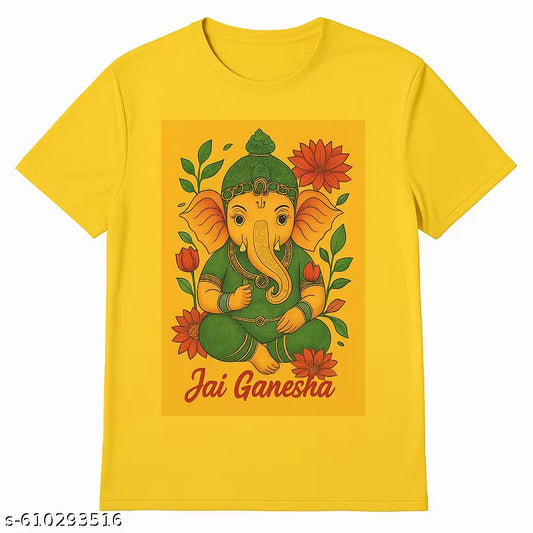 Jai Ganesha” T-shirts.